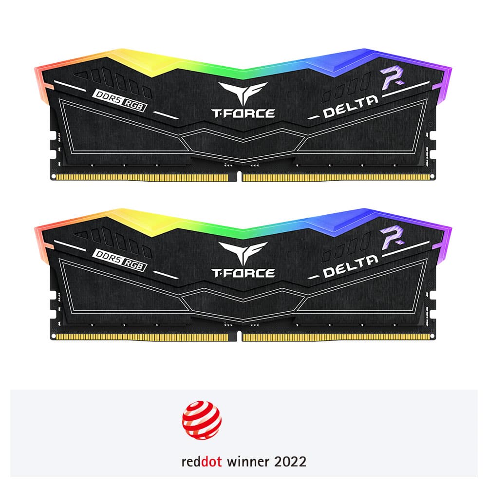 TeamGroup T-Force Delta RGB DDR5 32GB (2x16GB) 8000MHz Black