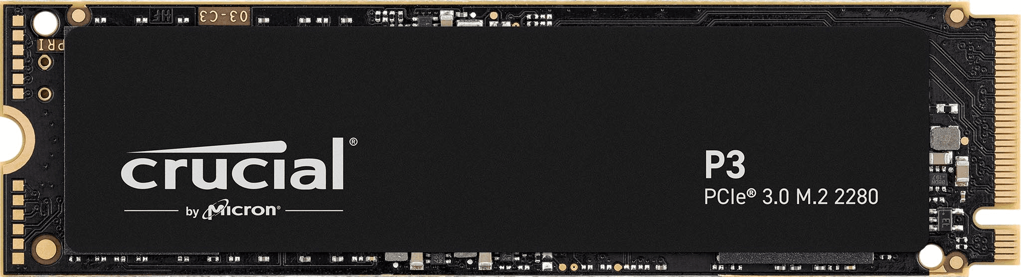 Crucial P3 500GB NVMe